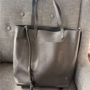 Madewell Black Leather Crossbody Bag